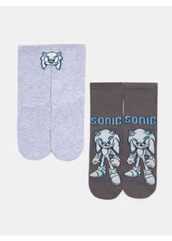 Sinsay - Skarpetki 2 pack Sonic the Hedgehog - wielobarwny - id: 721DZ-MLC - marki Sinsay - 185518874 Sinsay - Skarpetki 2 pack Sonic the Hedgehog - wielobarwny ze sklepu Sinsay w kategorii Skarpetki dziecięce - zdjęcie 185518874