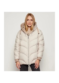 Diego M Puchowa dwustronna kurtka RACCOON | Regular Fit | z dodatkiem wełny ze sklepu Gomez Fashion Store w kategorii Kurtki damskie - zdjęcie 185519521