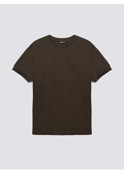Koszulka męska bawełniana z logo BIG STAR khaki Wlader 303 ze sklepu Big Star w kategorii T-shirty męskie - zdjęcie 185520342