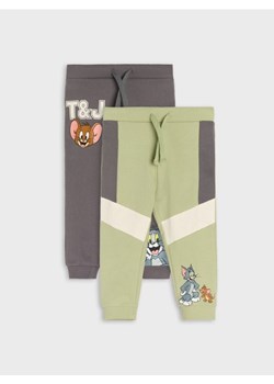 Sinsay - Spodnie 2 pack Tom and Jerry - szary ze sklepu Sinsay w kategorii Spodnie chłopięce - zdjęcie 185524132