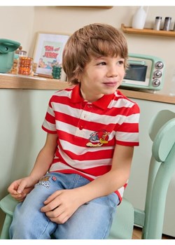 Sinsay - Koszulka polo Tom and Jerry - czerwony ze sklepu Sinsay w kategorii T-shirty chłopięce - zdjęcie 185524142