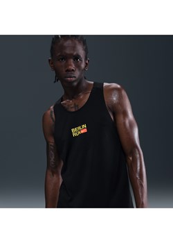Męska koszulka bez rękawów do biegania Dri-FIT ADV Nike Stride - Czerń ze sklepu Nike poland w kategorii T-shirty męskie - zdjęcie 185525114