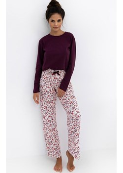 Sensis długa piżama damska Heidi, Kolor burgund, Rozmiar XL, SENSIS ze sklepu Primodo w kategorii Piżamy damskie - zdjęcie 185526031