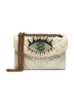 Kurt Geiger Skórzana torebka na ramię 690 KENSINGTON EYE-BONE ze sklepu Gomez Fashion Store w kategorii Listonoszki - zdjęcie 185526322