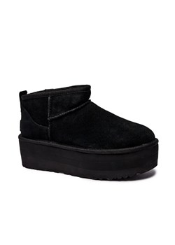 UGG Skórzane śniegowce W CLASSIC ULTRA MINI | z dodatkiem wełny ze sklepu Gomez Fashion Store w kategorii Śniegowce damskie - zdjęcie 185526324