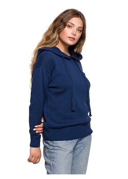 Be Wear Sweter w kolorze granatowym ze sklepu Limango Polska w kategorii Swetry damskie - zdjęcie 185527104