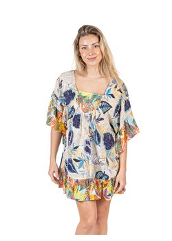 Isla Bonita by SIGRIS Sukienka w kolorze beżowym ze wzorem ze sklepu Limango Polska w kategorii Sukienki - zdjęcie 185527521