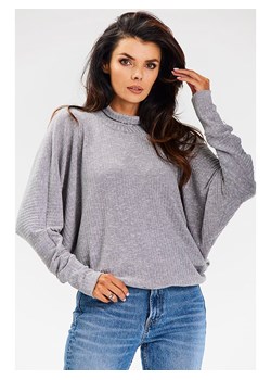 Awama Sweter w kolorze szarym ze sklepu Limango Polska w kategorii Swetry damskie - zdjęcie 185527872