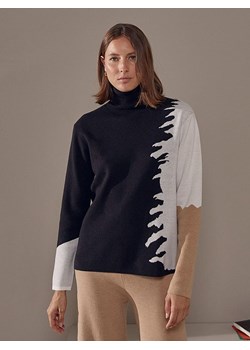 Rodier Golf w kolorze czarno-beżowo-białym ze sklepu Limango Polska w kategorii Swetry damskie - zdjęcie 185528011