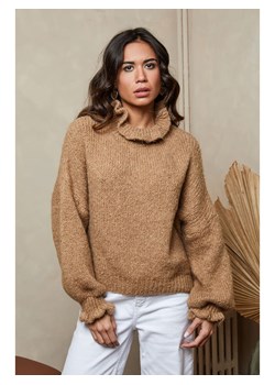 Joséfine Sweter &quot;Kroo&quot; w kolorze jasnobrązowym ze sklepu Limango Polska w kategorii Swetry damskie - zdjęcie 185528302