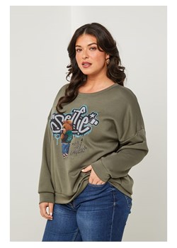 Curvy Lady Sweter w kolorze khaki ze sklepu Limango Polska w kategorii Swetry damskie - zdjęcie 185529044