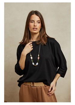 Plume Sweter &quot;Adam&quot; w kolorze czarnym ze sklepu Limango Polska w kategorii Swetry damskie - zdjęcie 185529253