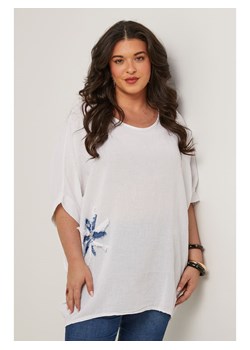 Curvy Lady Bluzka w kolorze białym ze sklepu Limango Polska w kategorii Bluzki damskie - zdjęcie 185530174