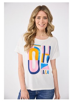 LIEBLINGSSTÜCK Koszulka "Cala" w kolorze białym ze sklepu Limango Polska w kategorii Bluzki damskie - zdjęcie 185530812