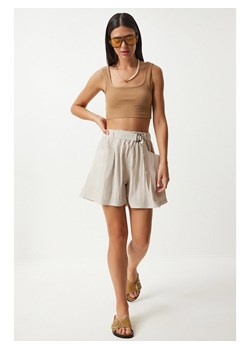 Happiness Istanbul Bermudy w kolorze beżowym ze sklepu Limango Polska w kategorii Szorty - zdjęcie 185530853