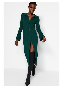 trendyol Sukienka w kolorze zielonym ze sklepu Limango Polska w kategorii Sukienki - zdjęcie 185531721