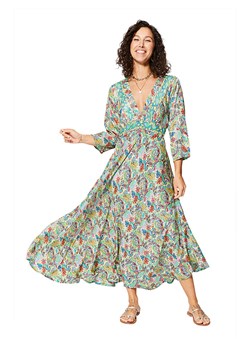 Ipanima Sukienka w kolorze zielonym ze wzorem ze sklepu Limango Polska w kategorii Sukienki - zdjęcie 185531983