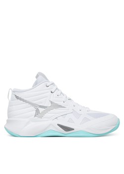 Buty halowe Mizuno Wave Momentum Pro Mid V1GC2545 Biały ze sklepu eobuwie.pl w kategorii Buty sportowe damskie - zdjęcie 185532262