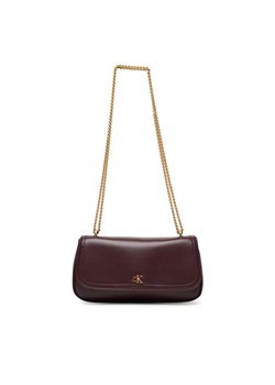 Torebka Calvin Klein Ck Convertible Chain Small Bag LV04F3172G Bordowy ze sklepu eobuwie.pl w kategorii Kopertówki - zdjęcie 185532313