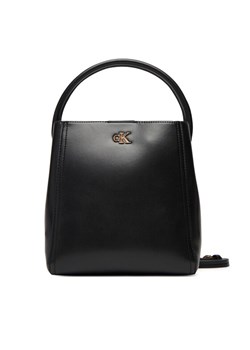 Calvin Klein Torebka Ck Bucket With Strap LV04F3174G Czarny ze sklepu MODIVO w kategorii Torebki damskie - zdjęcie 185533182