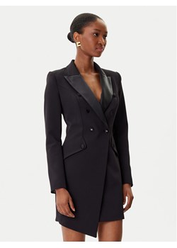 Elisabetta Franchi Marynarka AB-803-56E2-V520 Czarny Regular Fit ze sklepu MODIVO w kategorii Marynarki damskie - zdjęcie 185533274