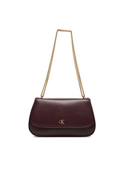 Calvin Klein Torebka Ck Convertible Chain Medium Bag LV04F3171G Bordowy ze sklepu MODIVO w kategorii Kopertówki - zdjęcie 185533304