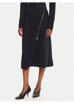 BOSS Spódnica midi Feliora 50542878 Granatowy Regular Fit ze sklepu MODIVO w kategorii Spódnice - zdjęcie 185533331
