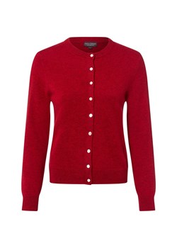 Franco Callegari Damski kardigan z czystego kaszmiru Kobiety Kaszmir czerwony marmurkowy ze sklepu vangraaf w kategorii Swetry damskie - zdjęcie 185534644