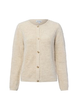More & More Kardigan damski Kobiety dzianina grubo tkana beżowy marmurkowy ze sklepu vangraaf w kategorii Swetry damskie - zdjęcie 185534670