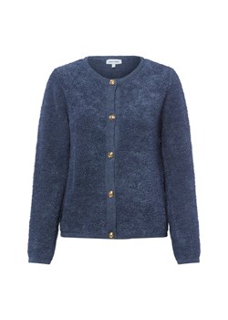 More & More Kardigan damski Kobiety dzianina grubo tkana granatowy marmurkowy ze sklepu vangraaf w kategorii Swetry damskie - zdjęcie 185534671
