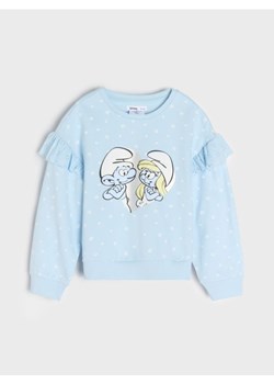 Sinsay - Bluza The Smurfs - niebieski ze sklepu Sinsay w kategorii Bluzy dziewczęce - zdjęcie 185536100