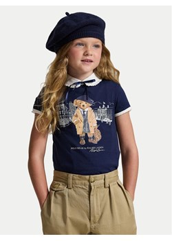 Polo Ralph Lauren T-Shirt 312979033001 Granatowy Regular Fit ze sklepu MODIVO w kategorii Bluzki dziewczęce - zdjęcie 185536373