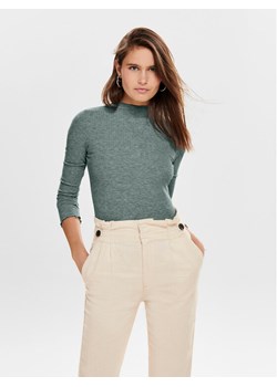 ONLY Bluzka Emma 15180040 Zielony Slim Fit ze sklepu MODIVO w kategorii Bluzki damskie - zdjęcie 185536383
