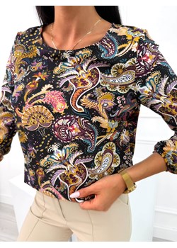 Bluzka ze Wzorem Paisley ze sklepu ModnaKiecka.pl w kategorii Bluzki damskie - zdjęcie 185536503