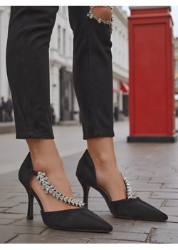 Royalfashion Damskie czółenka na szpilce z cyrkoniami Seenes ze sklepu royalfashion.pl w kategorii Czółenka - zdjęcie 185536892