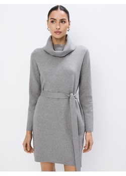 Mohito - Dzianinowa szara sukienka mini - szary ze sklepu Mohito w kategorii Sukienki - zdjęcie 185537073