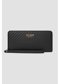 GUESS Czarny damski portfel Mirema Slg Large ze sklepu outfit.pl w kategorii Portfele damskie - zdjęcie 185537594