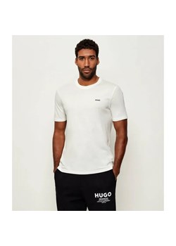 HUGO T-shirt Dero222 | Regular Fit ze sklepu Gomez Fashion Store w kategorii T-shirty męskie - zdjęcie 185537971
