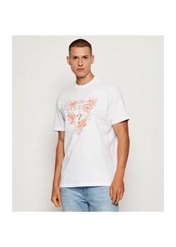 GUESS T-shirt FLOWER | Regular Fit ze sklepu Gomez Fashion Store w kategorii T-shirty męskie - zdjęcie 185538091