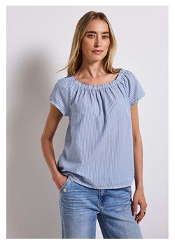 Street One Bluzka w kolorze niebiesko-białym ze sklepu Limango Polska w kategorii Bluzki damskie - zdjęcie 185539514