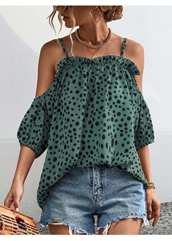 Ariel Tesoro Bluzka w kolorze zielono-czarnym ze sklepu Limango Polska w kategorii Bluzki damskie - zdjęcie 185539700