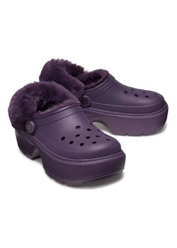 Crocs Chodaki &quot;Stomp Lined&quot; w kolorze fioletowym ze sklepu Limango Polska w kategorii Klapki damskie - zdjęcie 185539851
