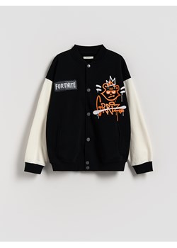 Reserved - Bluza z nadrukiem Fortnite - czarny ze sklepu Reserved w kategorii Bluzy chłopięce - zdjęcie 185540132