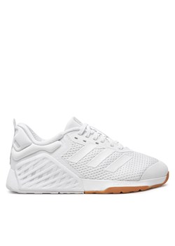 Buty na siłownię adidas Dropset 3 ID8633 Biały ze sklepu eobuwie.pl w kategorii Buty sportowe damskie - zdjęcie 185540773