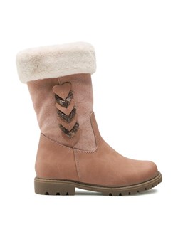 Kozaki Nelli Blu CS1575-03 Różowy ze sklepu eobuwie.pl w kategorii Buty zimowe dziecięce - zdjęcie 185540801