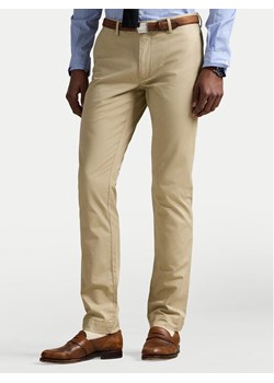 Polo Ralph Lauren Chinosy 710644988009 Beżowy Slim Fit ze sklepu MODIVO w kategorii Spodnie męskie - zdjęcie 185541074