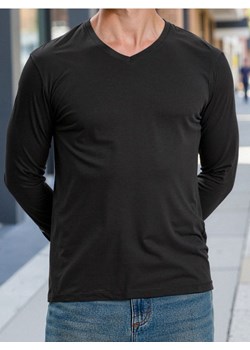 Sinsay - Koszulka z długimi rękawami - czarny ze sklepu Sinsay w kategorii T-shirty męskie - zdjęcie 185542591