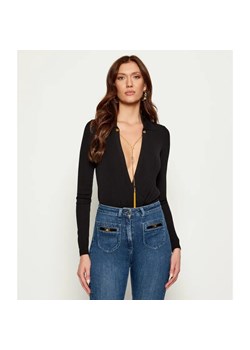 Elisabetta Franchi Body | Slim Fit | z dodatkiem jedwabiu ze sklepu Gomez Fashion Store w kategorii Bluzki damskie - zdjęcie 185543262