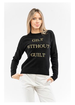 Moschino Kaszmirowy sweter w kolorze czarnym ze sklepu Limango Polska w kategorii Swetry damskie - zdjęcie 185545291