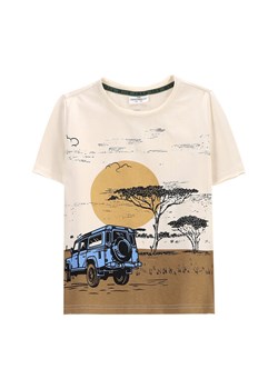Coccodrillo T-Shirt WC5143205WBK Beżowy Regular Fit ze sklepu MODIVO w kategorii T-shirty chłopięce - zdjęcie 185545403